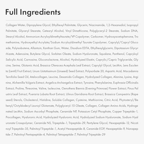 TOSOWOONG Real Collagen Face Cream, Face & Neck Collagen Face Moisturizer, Tightening, Firming, Lifting & Glow Boosting Cream with Collagen & Hyaluronic Acid, Korean Skincare, 50ml / 1.69 fl. oz.