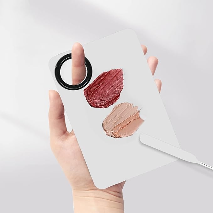 Honbay 1PCS Stainless Steel Makeup Spatula and 1PCS