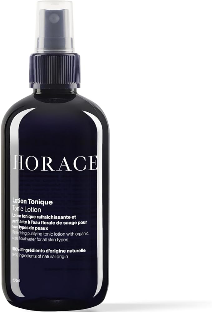 HORACE Tonic Lotion for Men - Toner Spray with Prebiotics - Gentle Skincare for All Skin Types - Fresh, Aromatic Scent, 6.7 fl.oz