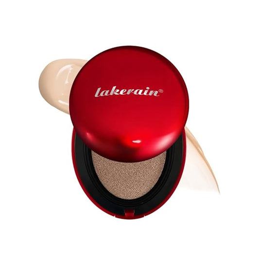 Flawless Glass Skin with Cushion Foundation - Long-lasting, lvory, ) 18g