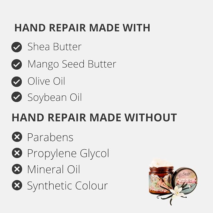 Shea butter Instant Hand Repair Cream For Dry skin (The Vanilla Effect)