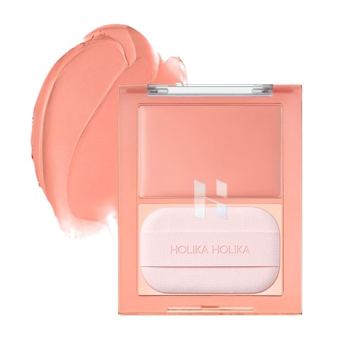 HOLIKA HOLIKA Colored Milk Cream Blush 07 ROSY Clean, Buildable