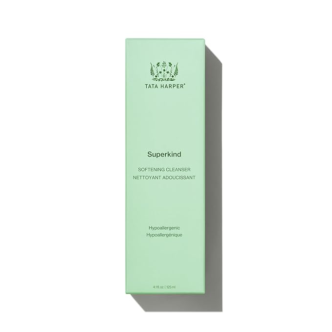 Tata Harper Superkind Softening Cleanser, Gentle Cleanser for Sensitive Skin, Hypoallergenic Skincare, Fragrance Free, Natural Skincare, Dermatologist Tested, Vegan, 125ml