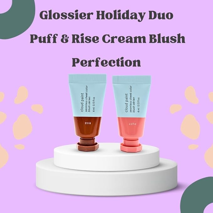 Glossier Mini Cloud Paint Gel Cream Blush Duo::