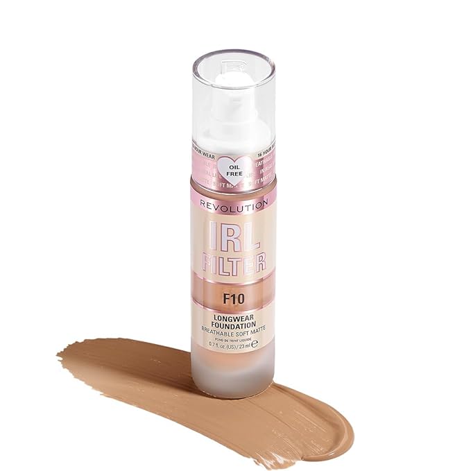 Revolution Beauty, IRL Filter Longwear Foundation, Soft &