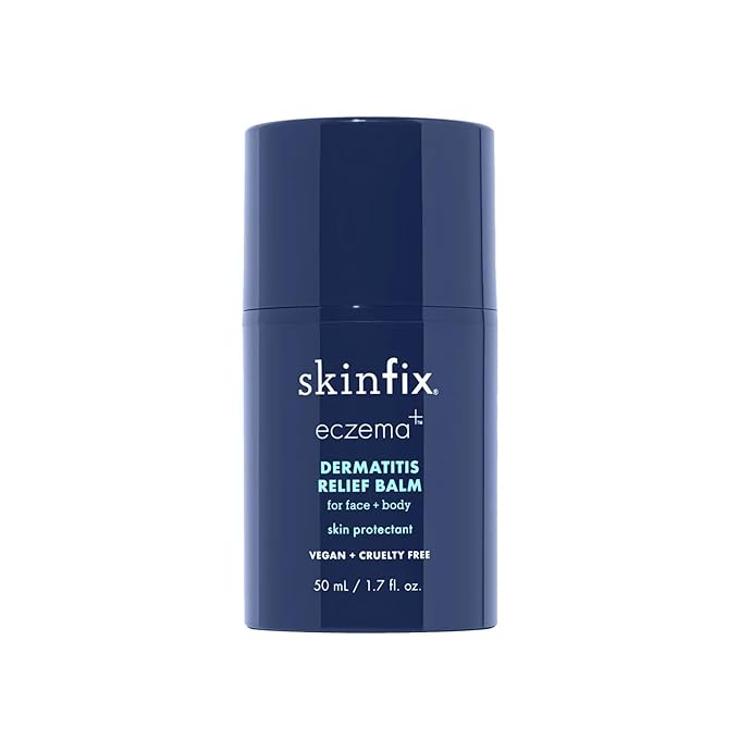 Skinfix Dermatitis Relief Balm - 1.7 fl oz - Proven Effective as 1% Hydrocortisone - Relieves Eczema & Itch - Accepted by the National Eczema Association - Steroid Free - Vegan, Cruelty Free