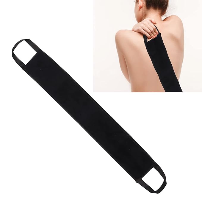 Black Microfiber Back Applicator Mitt