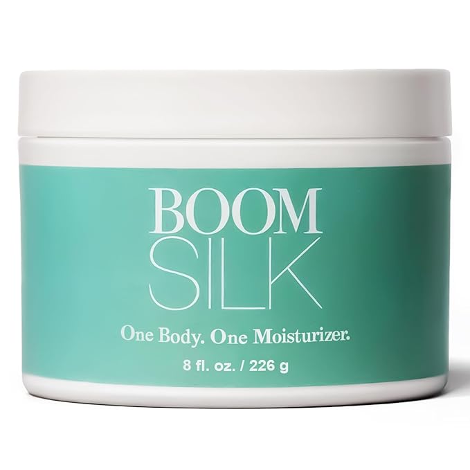 Boomsilk ® Face Moisturizer Cream, Rejuvenating Face Lotion & Facial Moisturizer for Mature Skin with Olive Oil, Beeswax & Honey, Hydrating Body Lotion for Women, Boom Beauty by Cindy Joseph, 8 oz
