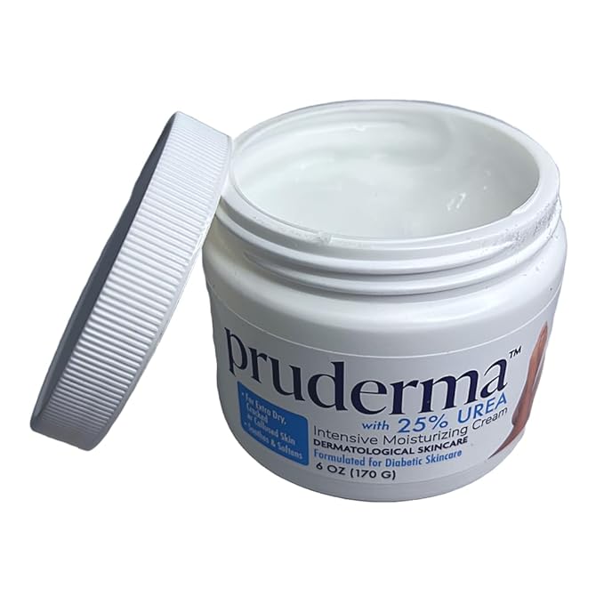 Urea 25% Healing Cream 6 oz - Moisturizes and Rehydrates Hands, Feet and Knees to a Healthy Appearance - Soothes and Softens Thick, Cracked, Rough Dead Callused and Dry Skin.