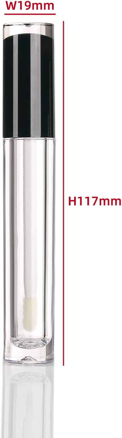 COSIDEA 22 pack empty round 5ml black lip 5ml