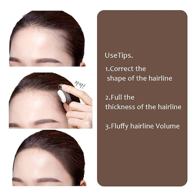 gowwim Hairline Powder(Dark Brown) Hair