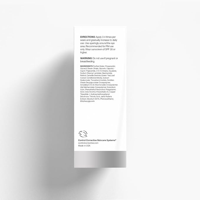 CONTROL CORRECTIVE Advanced Retinol Plus with Niacinamide and Poly-Pore, Minimizes Wrinkles, Revitalizes Dull Skin