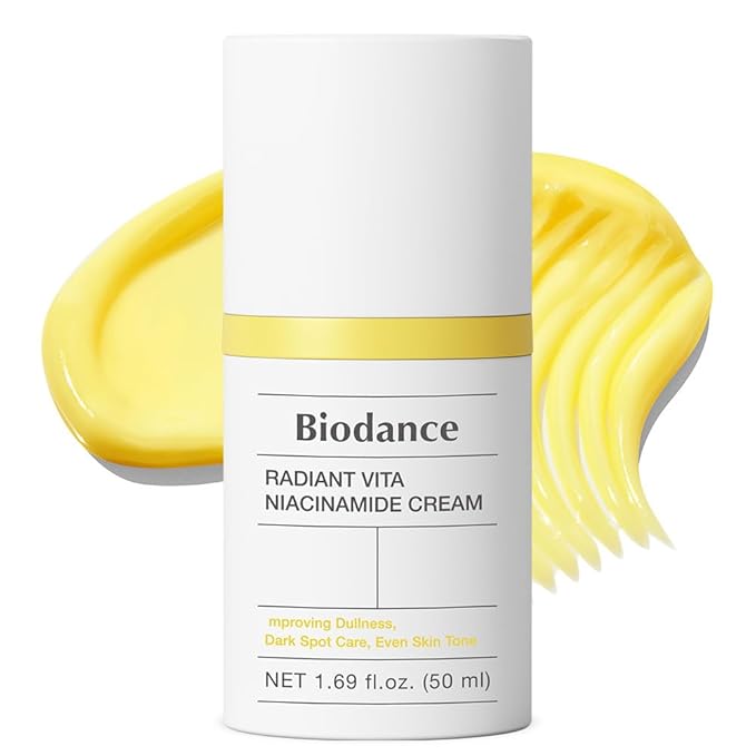BIODANCE Radiant Vita Niacinamide Cream, Brightening, Dark Spot Correcting Facial Moisturizer | 1.69 fl.oz, 50ml