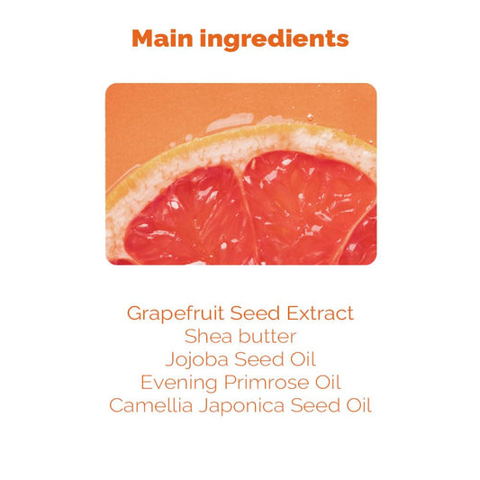 PRETTYSKIN Korean Vegan Lip Sleeping Pack for Intense Hydration | Nourish Dry Lips with Glossy Finish 9g (Dreamy Grapefruit)