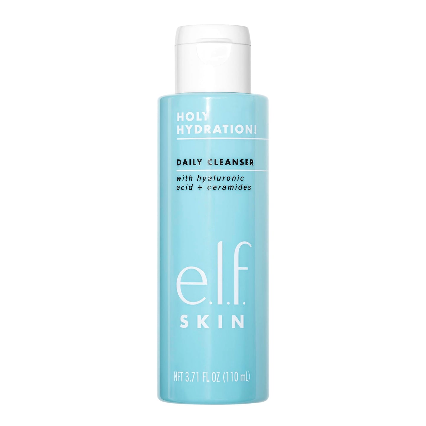 e.l.f. SKIN Holy Hydration! Daily Cleanser, Face Cleanser For Washing Away Excess Oil, Impurities & Makeup, Made With Hyaluronic Acid, Vegan & Cruelty-Free