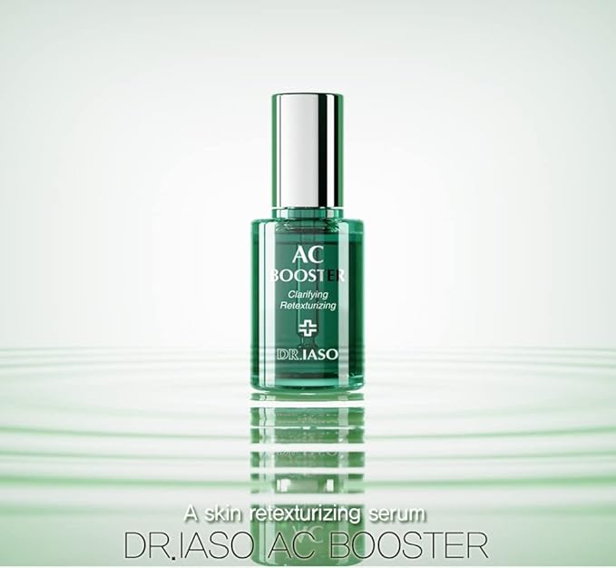 Dr. IASO AC BOOSTER | Skin Concerns About Clogged Pores and Blackheads, Treat Acne-Prone Skin, Soothes and Clarifies Troubled Skin, Korean Skin Care, 2.47oz
