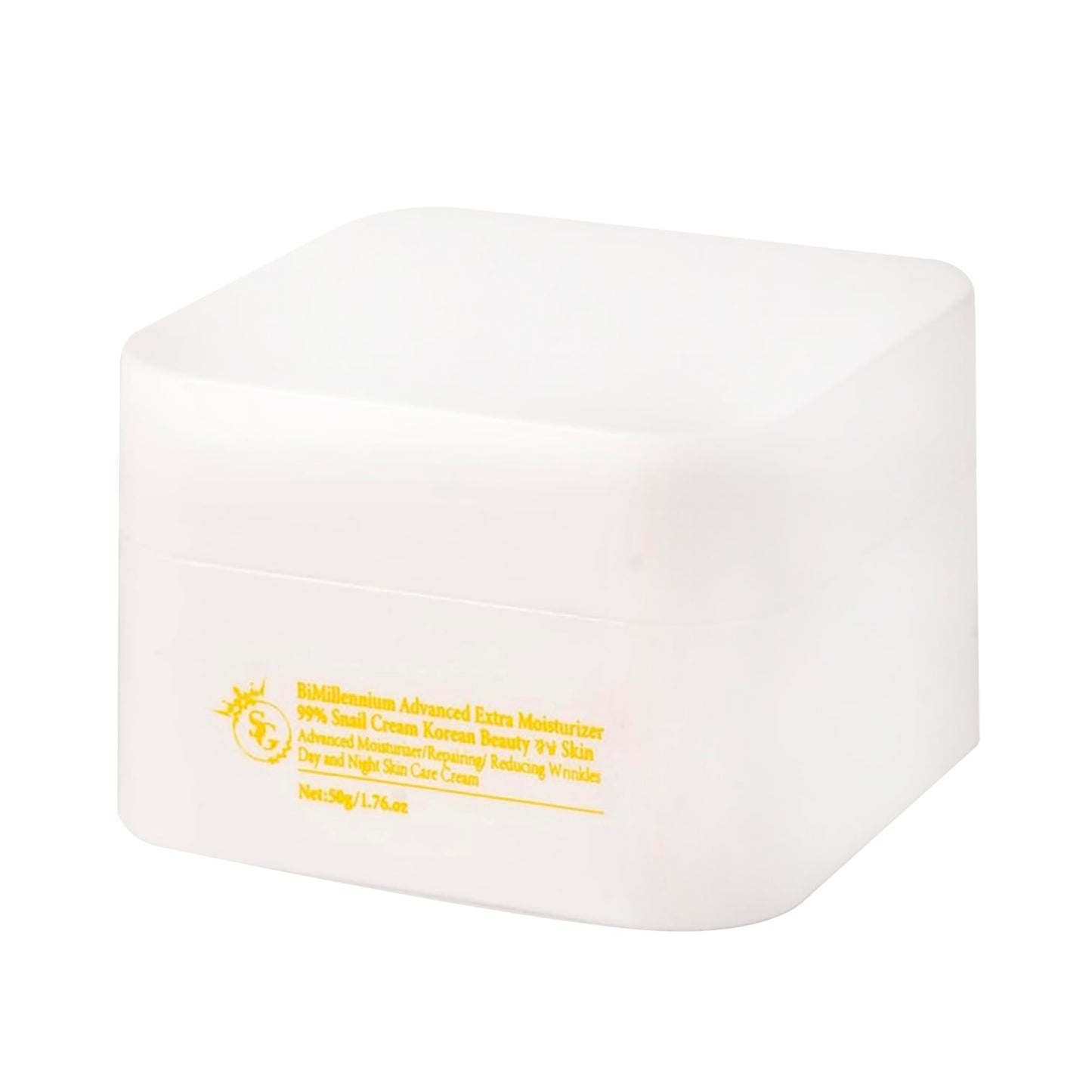 SG BiMillennium K Beauty Face Cream for Women with 99% Snail Extract, Anti-Aging, Skin Repair - Korean Skin Care Moisturizer for Dry Skin, Hydrating Daily Night Time Facial Cream