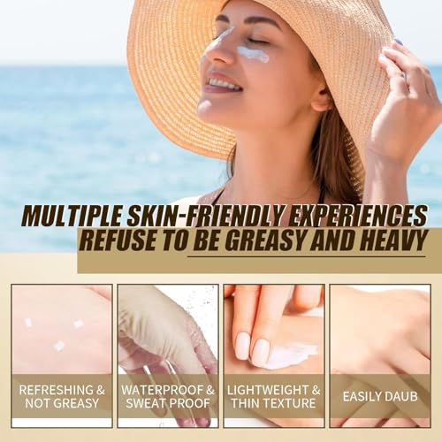 Relief Sun Organic sunscreen SPF50++++PA++++ Rice and Probiotics | Korean Skin Care Solution for All Skin Types | Nourishing Skin Protection and UV Defense(2PC)