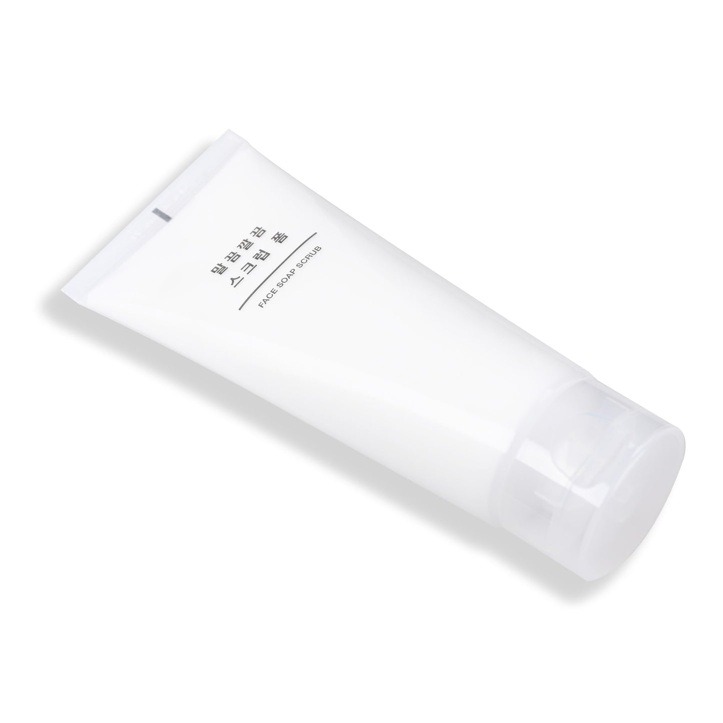 Mu-ji Korean Face Soap Scrub 150ml - Exfoliating Face Wash, Facial Scrub with Peach Kernel & Witch-Hazel, Facial Exfoliator Remove Dead Skin & Impurities - Fragrance-Free, Eco-Friendly Packaging