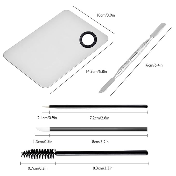 2 Styles Professional Makeup Palette with Spatula