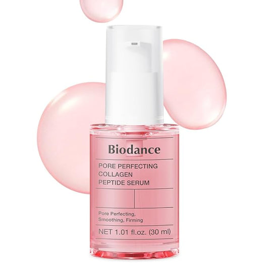 BIODANCE Pore Perfecting Collagen Peptide Serum, Skin Firming & Radiance Boost, Makeup Prep Serum for All Skin Types, Korean Skincare | 1.01 fl.oz x 1 ea