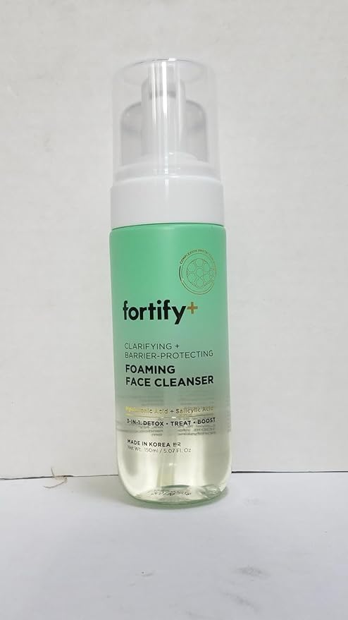 Foaming Facial Cleanser with Hyaluronic Acid & Salicylic Acid – 3-in-1 Face Wash – Deeply Purifies, Hydrates – Korean Skincare, Dermatologist Tested – All Skin Types – 5.07 fl oz