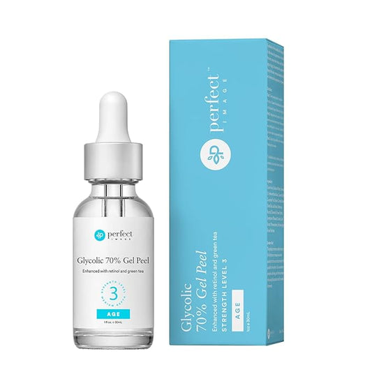 Glycolic Gel Peel - Enhanced with Retinol and Green Tea Extract (70% Strength)