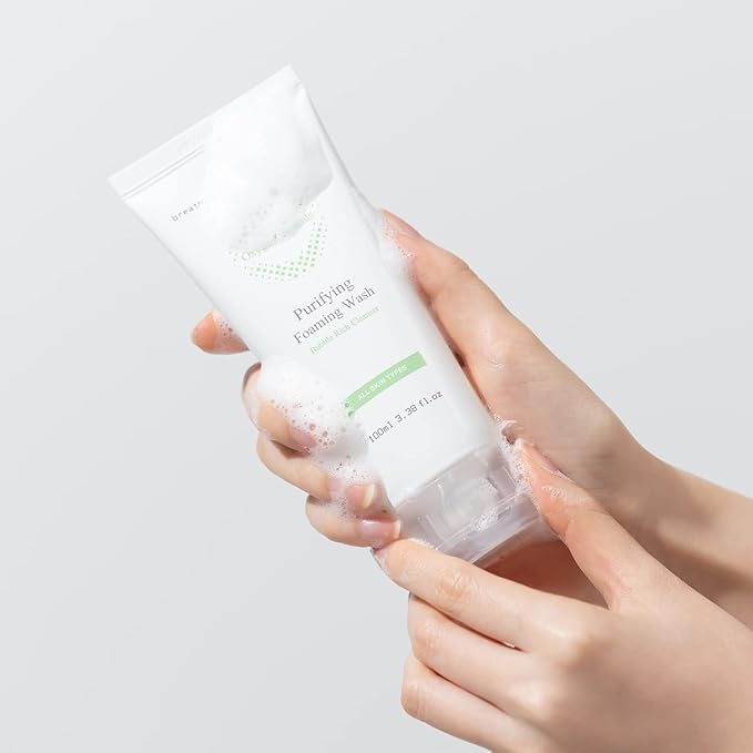Purifying Foaming Wash 100ml / 3.38 fl.oz – pH 5.0 Low Acidic Gel Cleanser for Sensitive & Acne-Prone Skin, Gentle Face Wash with Anti-Inflammatory Botanic Extracts