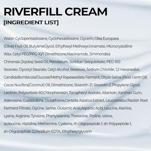 CELL29 RIVERFILL REPAIR CREAM EGF Centella Niacinamide Deep Wrinkle Moisturizer Anti Aging Rejuvenation Crow’s Feet Glass Skin Korean Skincare Skin Barrier Day & Night Routine 1.35 fl.oz (40ml)