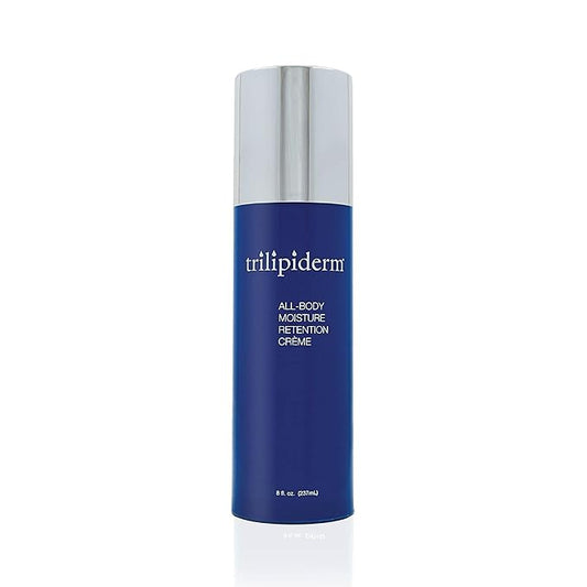 Trilipiderm All-Body Moisture Retention Crème – Plant-Based All-Day Lightweight Hydration for Body and Face, Meadowfoam, Lipid Replacement, 8 Ounce Airless Pump Bottle