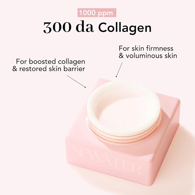 NOWATER Return Collagen Cream – Firming & Hydrating, Ceramide Facial Moisturizer - Hydrolyzed Collagen For Glowing Skin - Korean Skin Care, 1.76 fl.oz