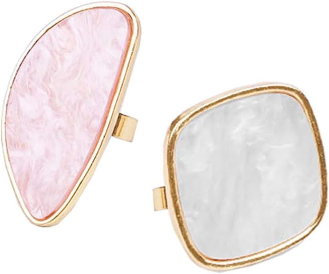 2 Pcs Resin Mixing Palette with Finger Rings