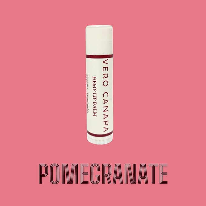 Pomegranate Organic Hemp Lip Balm