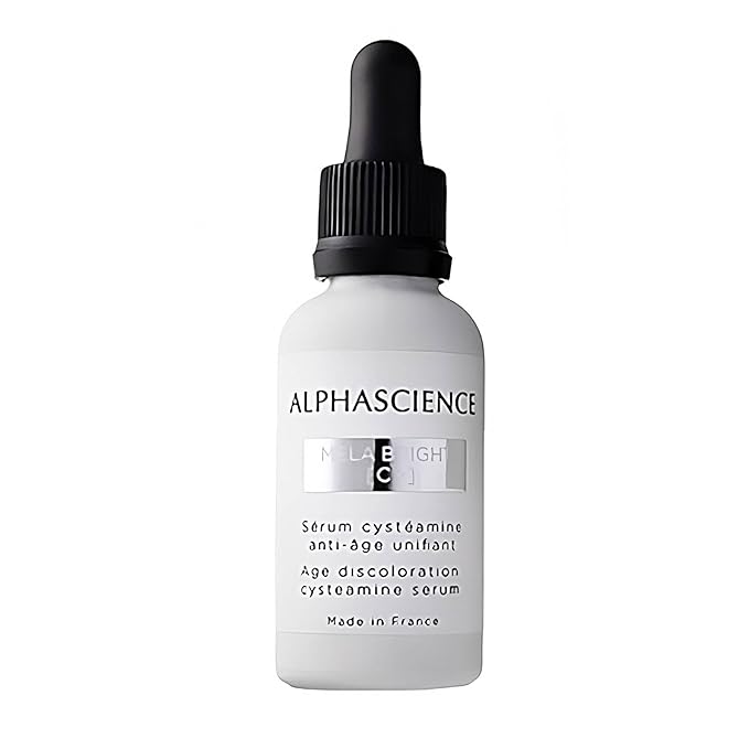 ALPHASCIENCE Mela Bright [C+] Serum - Helps Enhance Skin - Protect Skin's Barrier - Pro-Collagen Action - with Stable Cysteamine, 30 ml / 1 fl. oz.