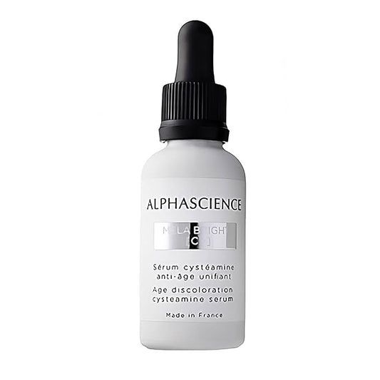 ALPHASCIENCE Mela Bright [C+] Serum - Helps Enhance Skin - Protect Skin's Barrier - Pro-Collagen Action - with Stable Cysteamine, 30 ml / 1 fl. oz.