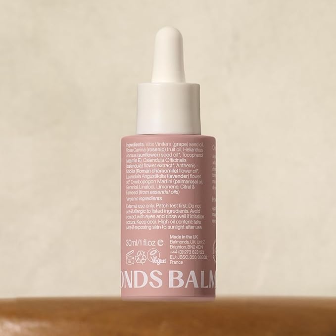 Balmonds Skincare Set – Cleansing Oil, Facial Oil, Moisturizing Cream & Skin Balm – 100% Natural, Fragrance-Free, Vegan & Cruelty-Free – For Dry, Sensitive & All Skin Types – Hydrating & Nourishing