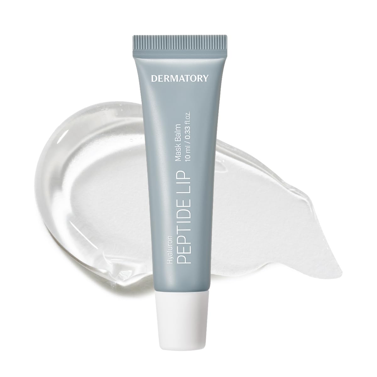 DERMATORY Hyalluron Peptide Volume Lip Mask Balm - Hydrating & Moisturizing Lip Mask for Day & Night Care (10ml)