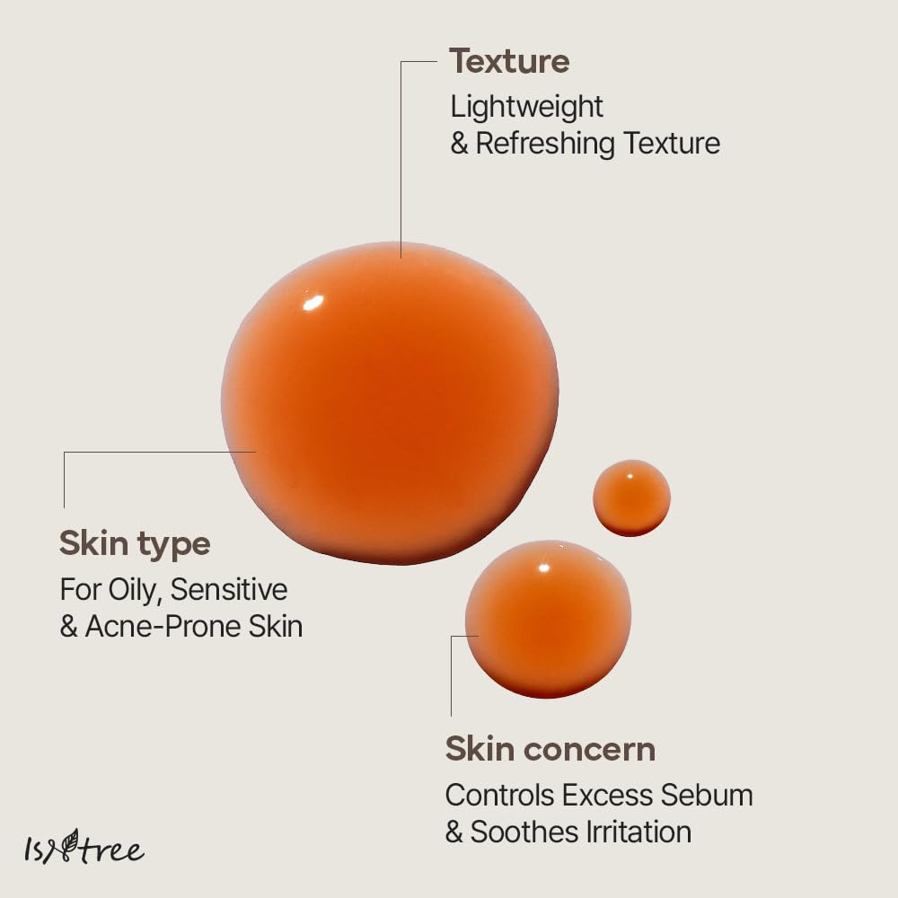 ISNTREE Green Tea Fresh Toner 200ml, 6.76 fl.oz | Korean Skincare | Toner for Oily Skin | Sebum Control | Hydrating and Refreshing