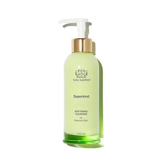Tata Harper Superkind Softening Cleanser, Gentle Cleanser for Sensitive Skin, Hypoallergenic Skincare, Fragrance Free, Natural Skincare, Dermatologist Tested, Vegan, 125ml