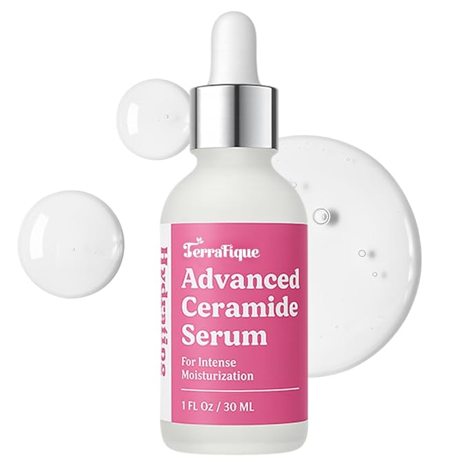 Ceramide Serum for Face - Hydrating Face Serum for Women - Anti Aging - Ceramide Barrier Repair with Centella, Vitamin A C E - Anti Aging Serums for Dry Sensitive Skin - 1 Fl Oz - 1 Pack