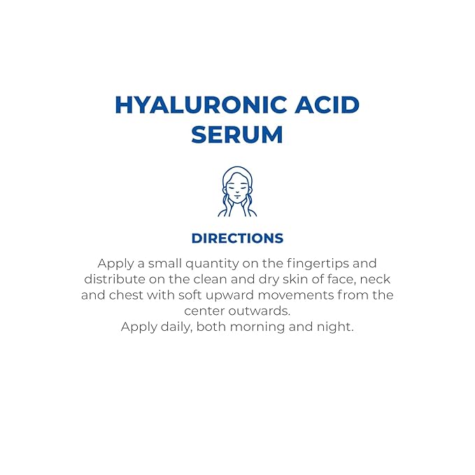 Dermaglos Hyaluronic Acid Serum For Face with Pro Vitamin B5 and Glycerin, Hydrates, Firms, Tones, and Reduces Expression Lines, Suitable for Sensitive Skin, 1 Fl Oz