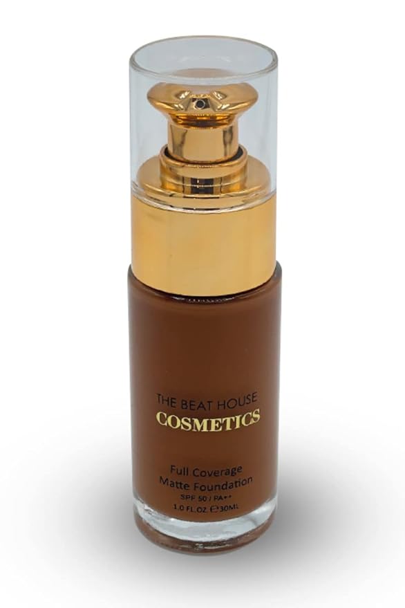 Full Coverage Matte Foundation (Ginger Bread) | SPF Stay |