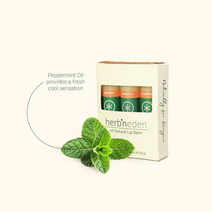 Herb’N Eden Peppermint Lip Balm Pack
