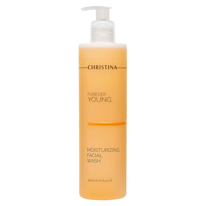 -CHRISTINA- Forever Young Hydrating Antioxidant Face Wash | Moisturize, Cleanse, and Soothe with Glycolic Acid Facial Cleanser | For Combination, Normal, Oily Skin 300ml