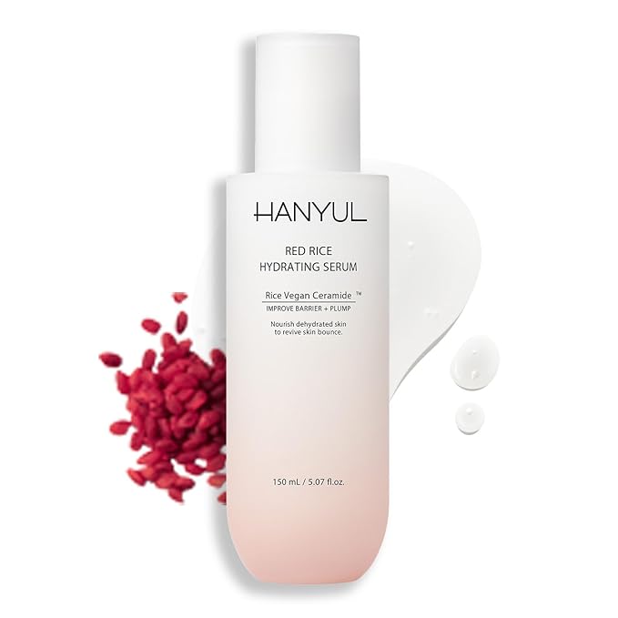 HANYUL Red Rice Hydrating Serum with Vegan Ceramide | Korean Skincare for Deep Hydration, Radiant Skin Glow, Firming & Barrier Support, Slow Aging 5.07 fl. oz.