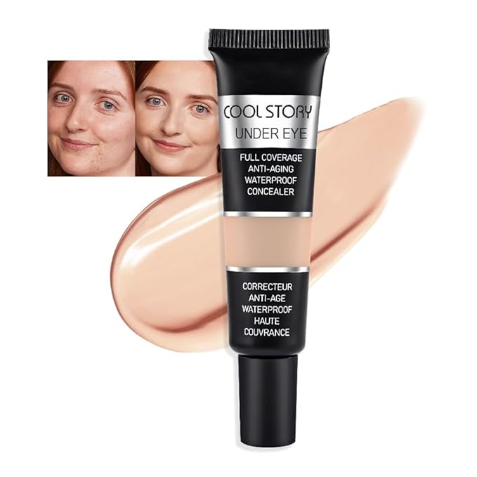 Kaely under Eye Concealer Full Coverage,Waterproof Concealer for