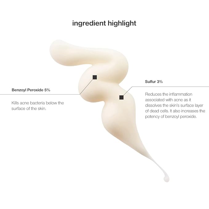 CONTROL CORRECTIVE Clear Med 5% Acne Treatment Lotion, 2.5 Oz - Helps Clear & Control Breakouts, Benzoyl Peroxide, 3% Sulfur To Improve Efficacy And Dry Up Blemishes