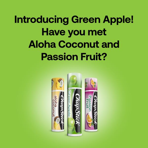 ChapStick Bulk Lip Balm Green Apple, oz,