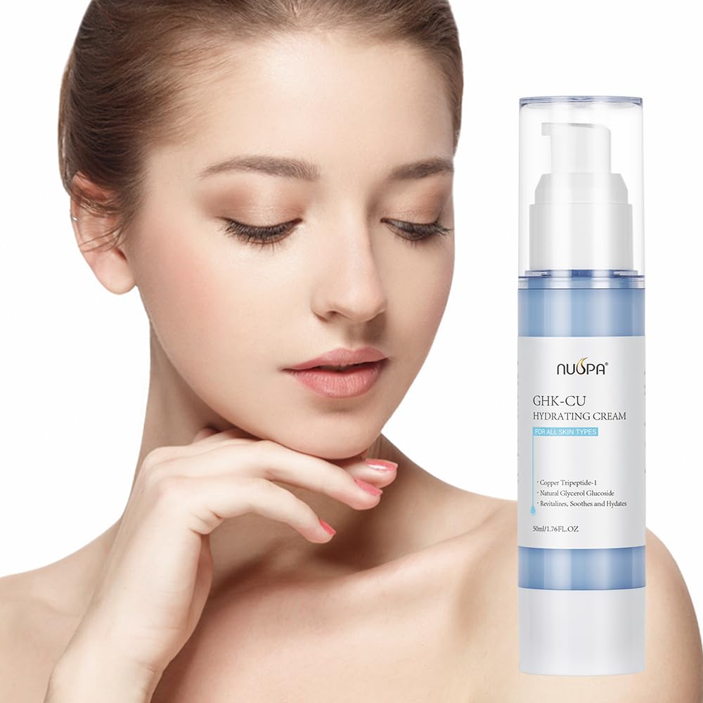 Nuspa Daily Face Moisturizer Moisturizing Lotion Face Cream For All Skin Types,Facial Moisturizing Lotion,Day Night Cream Hydrating Anti-aging Face Cream, Lightweight, Oil-Free Moisturizer