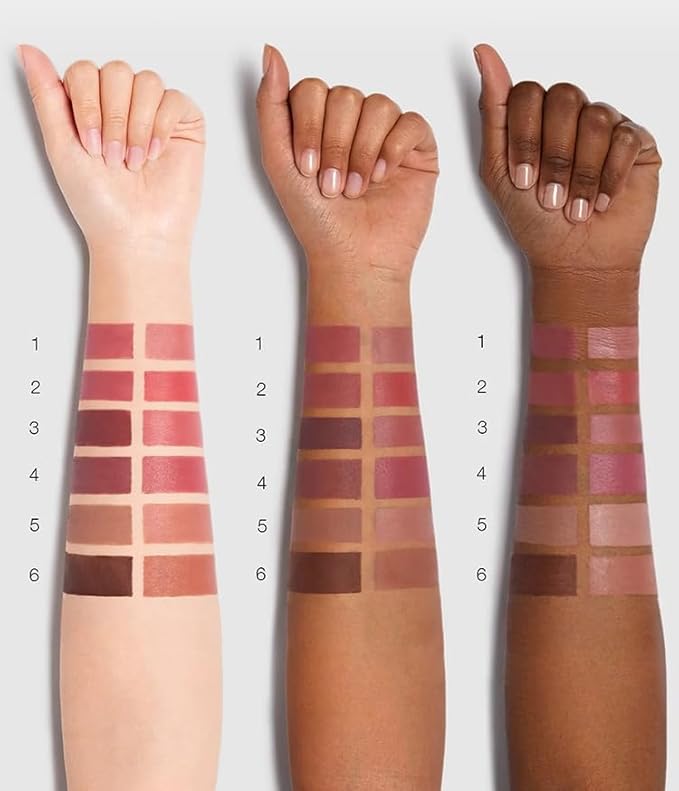 Brown Matte Lip Liner Lipstick Crayon Set, Retractable Gel Lip Liner Pencil Smudge-Proof Long Lasting Creamy Lip Liner Waterproof Lip Liner Intense Color Velvet Smooth Matte Lipliner (#06)